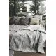 Vilnonis pledas ,,Alpaka" pilkas 130x200